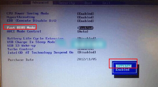 Fast BIOS Mode